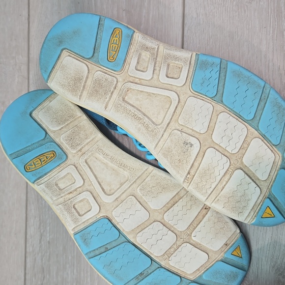 Keen Women Uneek Anatomical Footbed Blue Sandals Outdoor Shoes Sz 7.5 - Picture 12 of 12